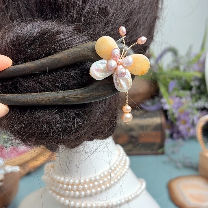未镶嵌淡水珍珠发饰