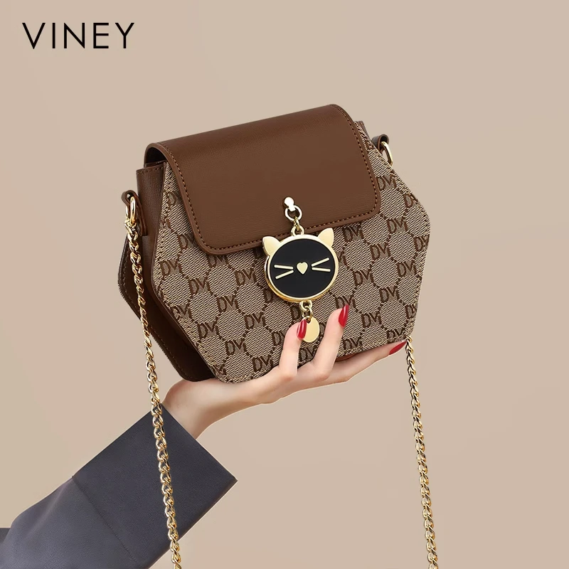 官网小c&k包包女士2025新款女包斜挎包高级感链条包轻奢单肩小包