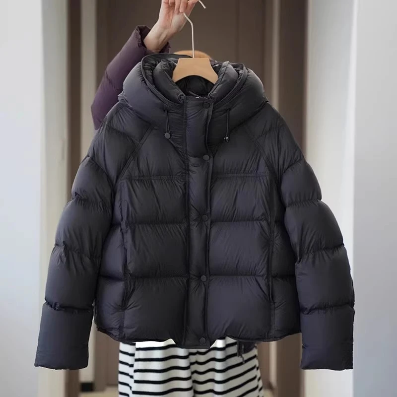 棉服女款2025新款冬季加厚穿搭外套短款羽绒棉衣面包服小个子棉袄