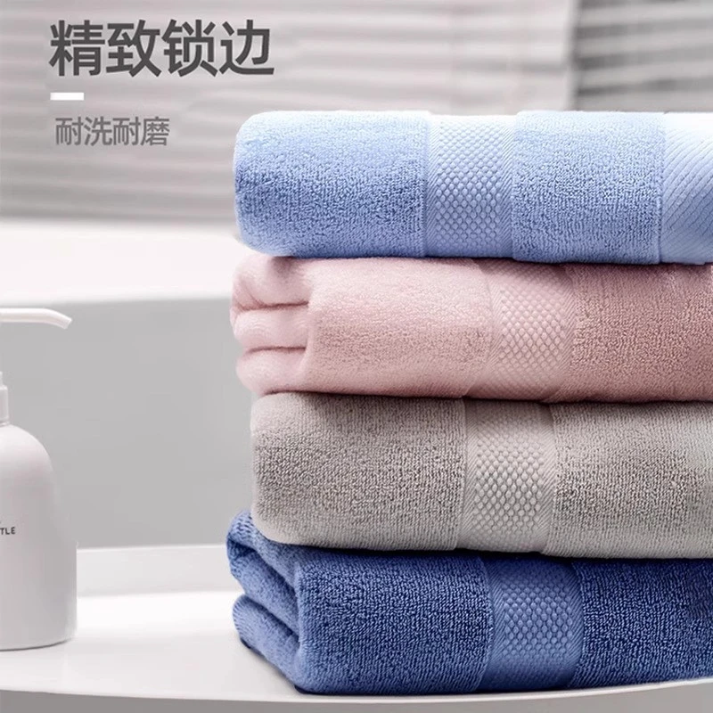 圆点纯棉大尺寸加厚吸水刺绣柔软毛巾成人精致洗脸家用送礼专用