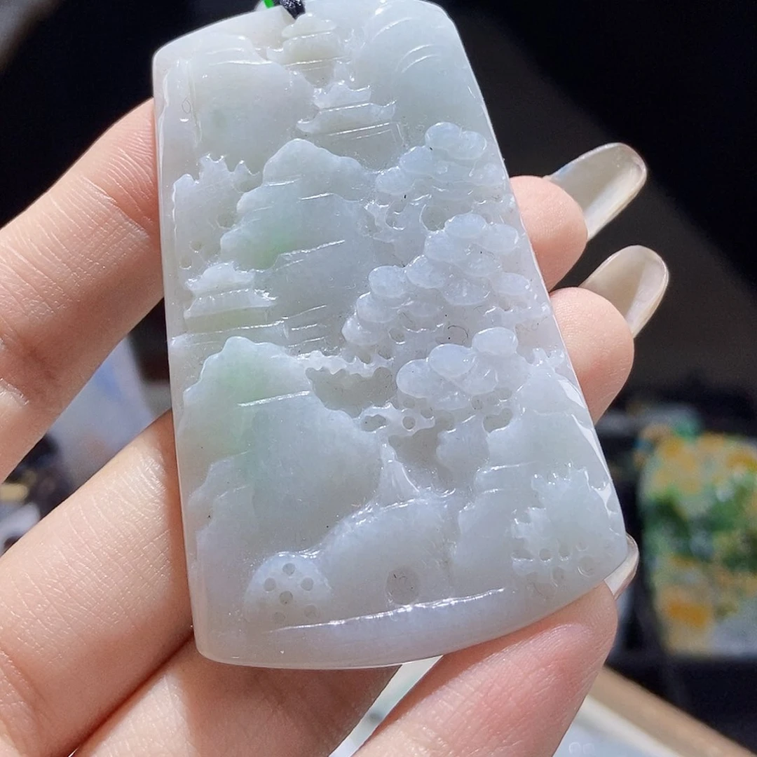 颈饰未镶嵌翡翠翡翠