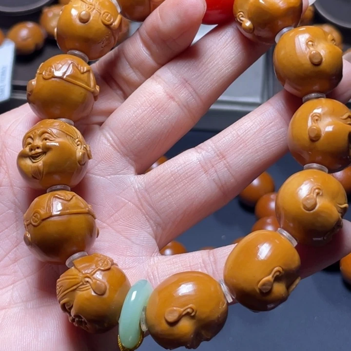 橄榄核手串/手链财迷头