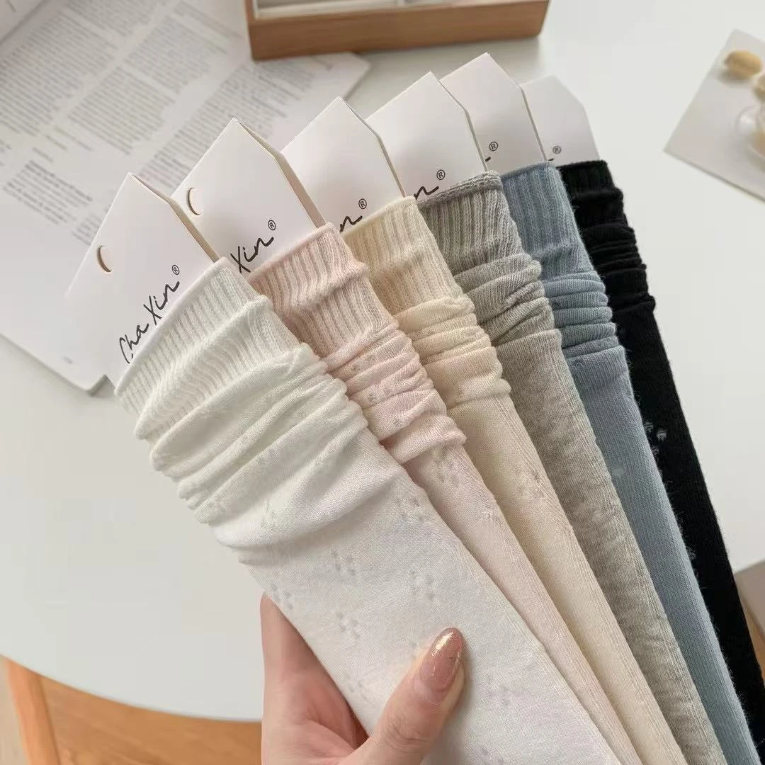 时尚白搭中筒女袜