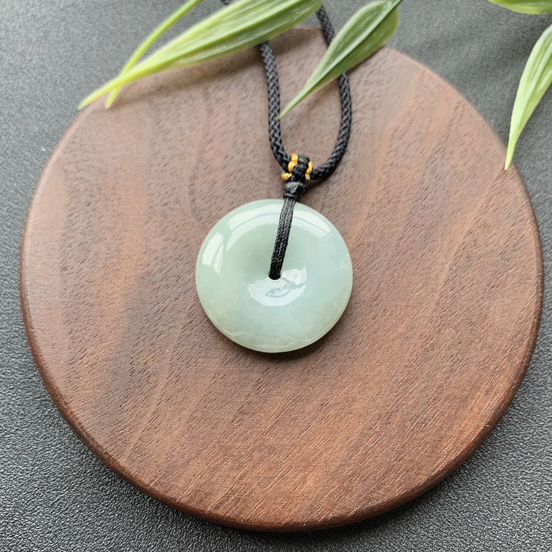 【冠尚珠宝王印】翡翠平安扣H008TF022-139多样性发一