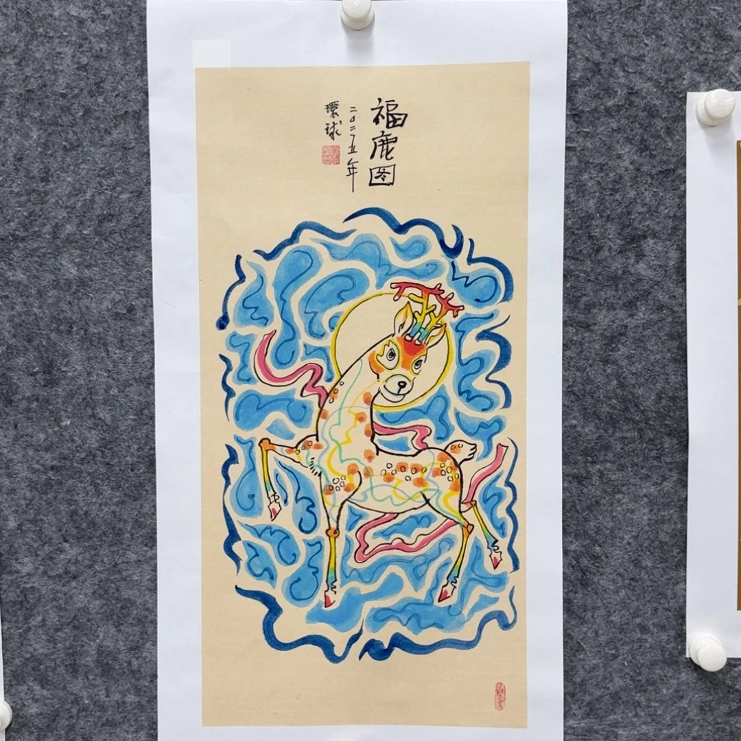 国画国画作品HHQ老师