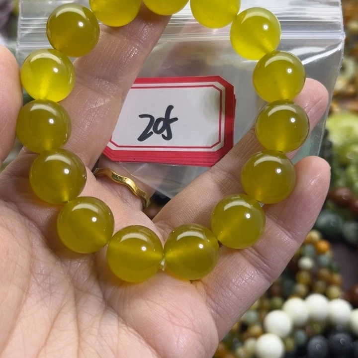 喜***斋蛇纹石玉未镶嵌手链