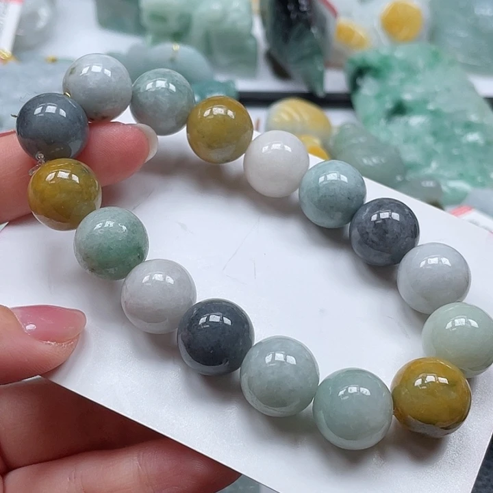 翡翠未镶嵌吊坠(不含链)卡13.2mm