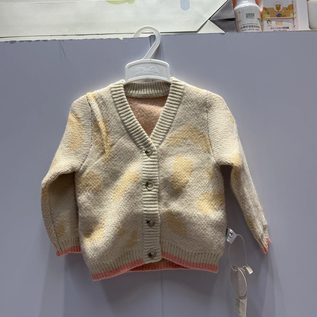 米乐熊毛衣开衫米色MW2040SC16