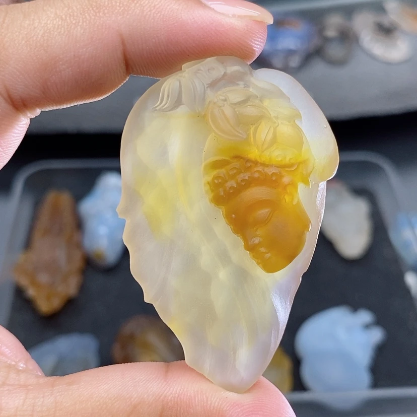 【闪购商品】未镶嵌吊坠定制玛瑙