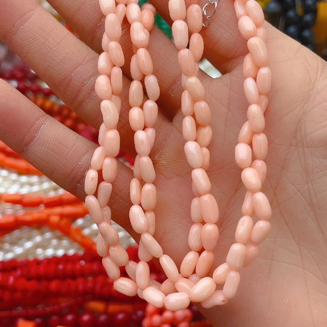 玛瑙/玉髓珠宝半成品未镶嵌三姑娘项链1条双圈