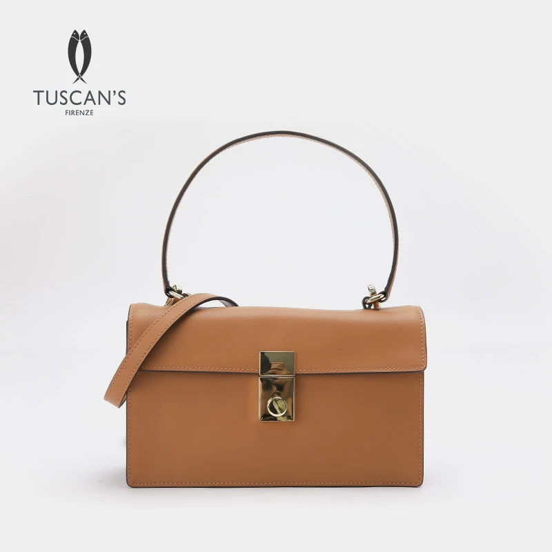 TUSCAN'S真皮轻奢简约时尚百搭单肩包经典春夏斜挎包手提包