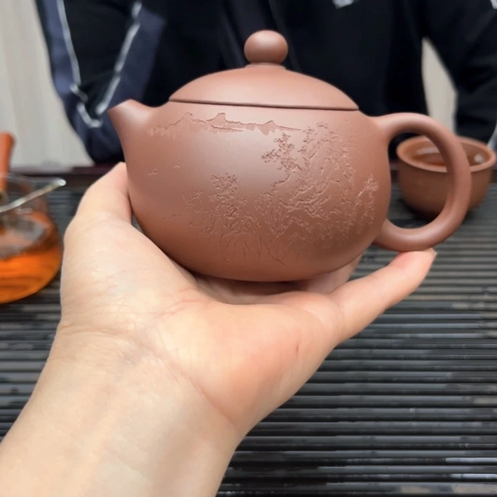 茶壶紫砂半手工制作西施250 cc