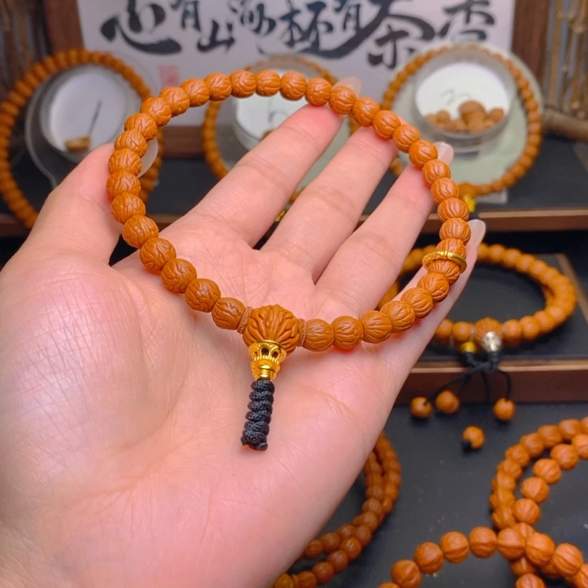 【闪购商品】手串桃核柴****子龙文桃核