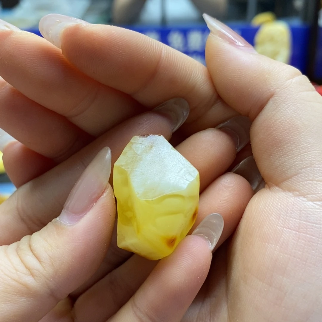 彼***笑未镶嵌定制琥珀传世琥珀蜜蜡定制