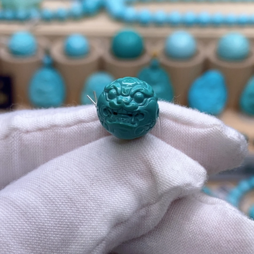 绿松石未镶嵌珠宝奇石12mm