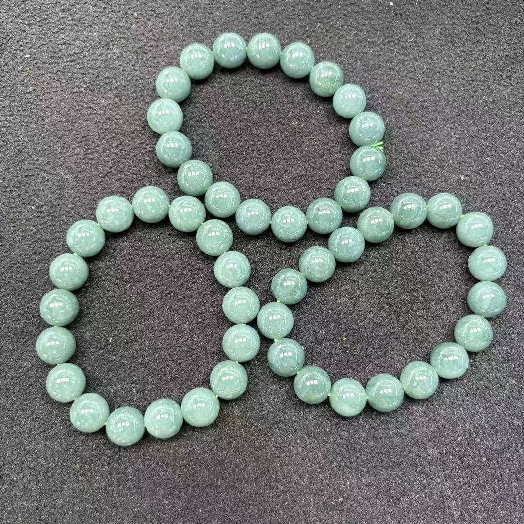 天然A货翡翠蓝水手串-卡12mm左右-多样性发一f1000