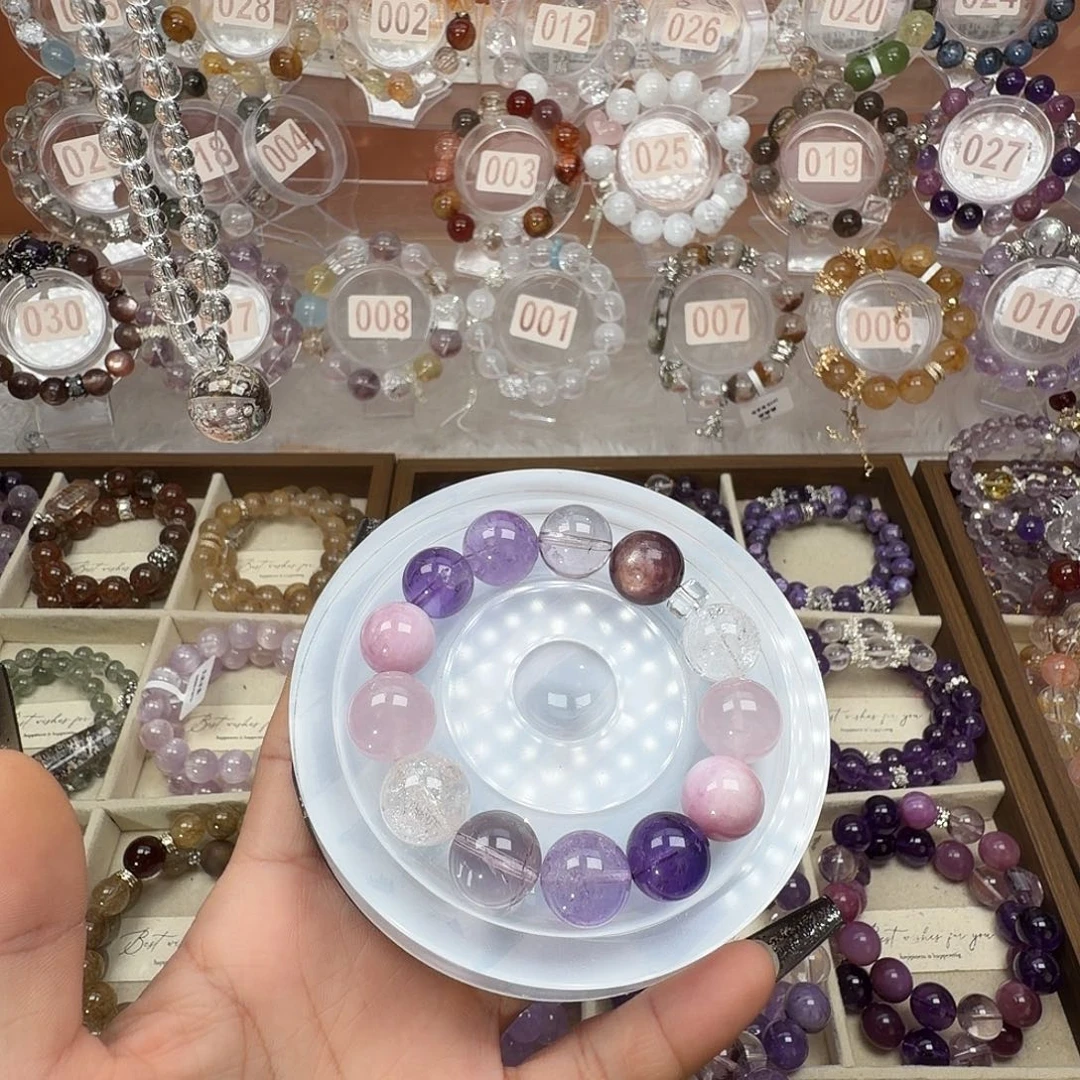 晚***甜手链烟晶银S925镶嵌