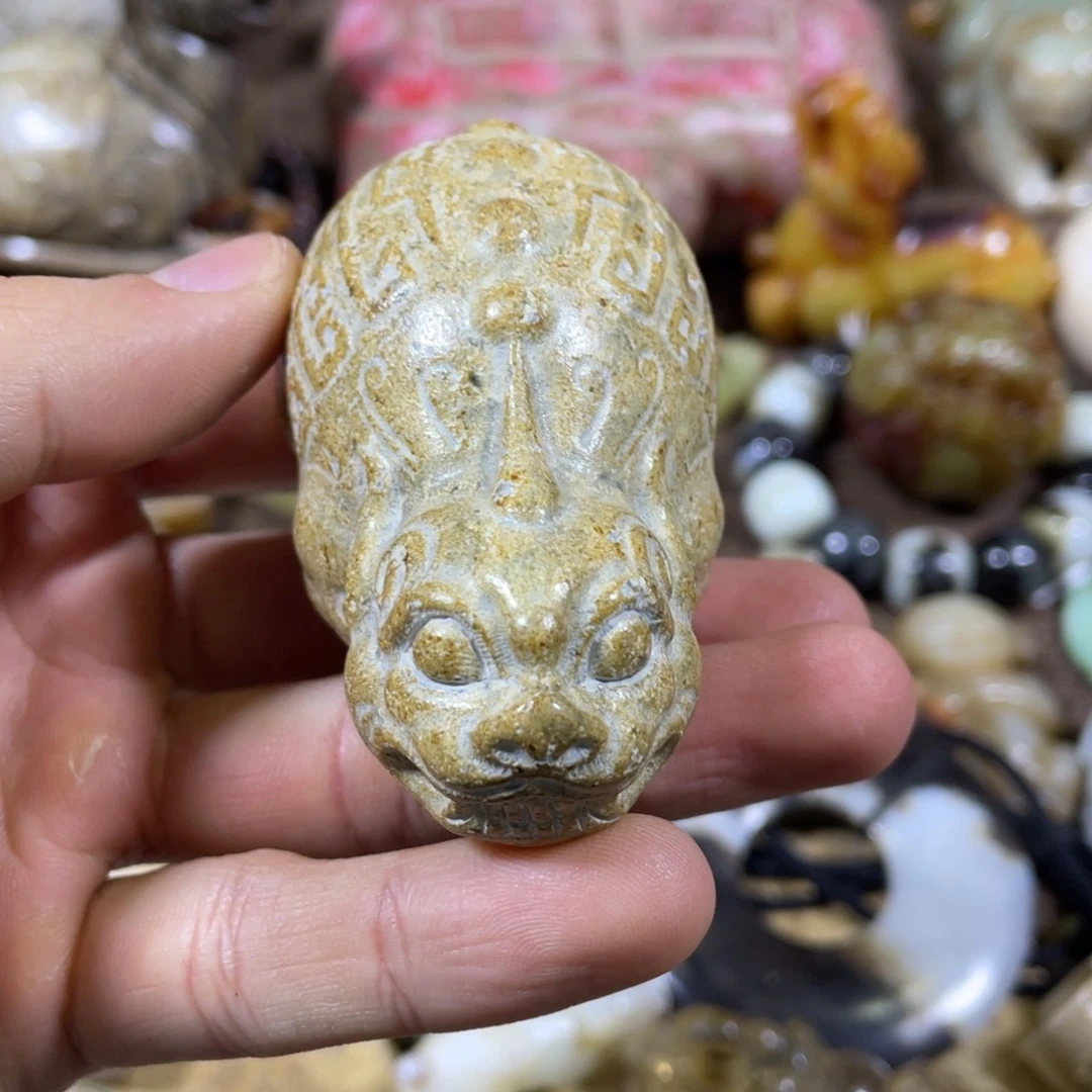 和田玉吊坠(不含链)未镶嵌