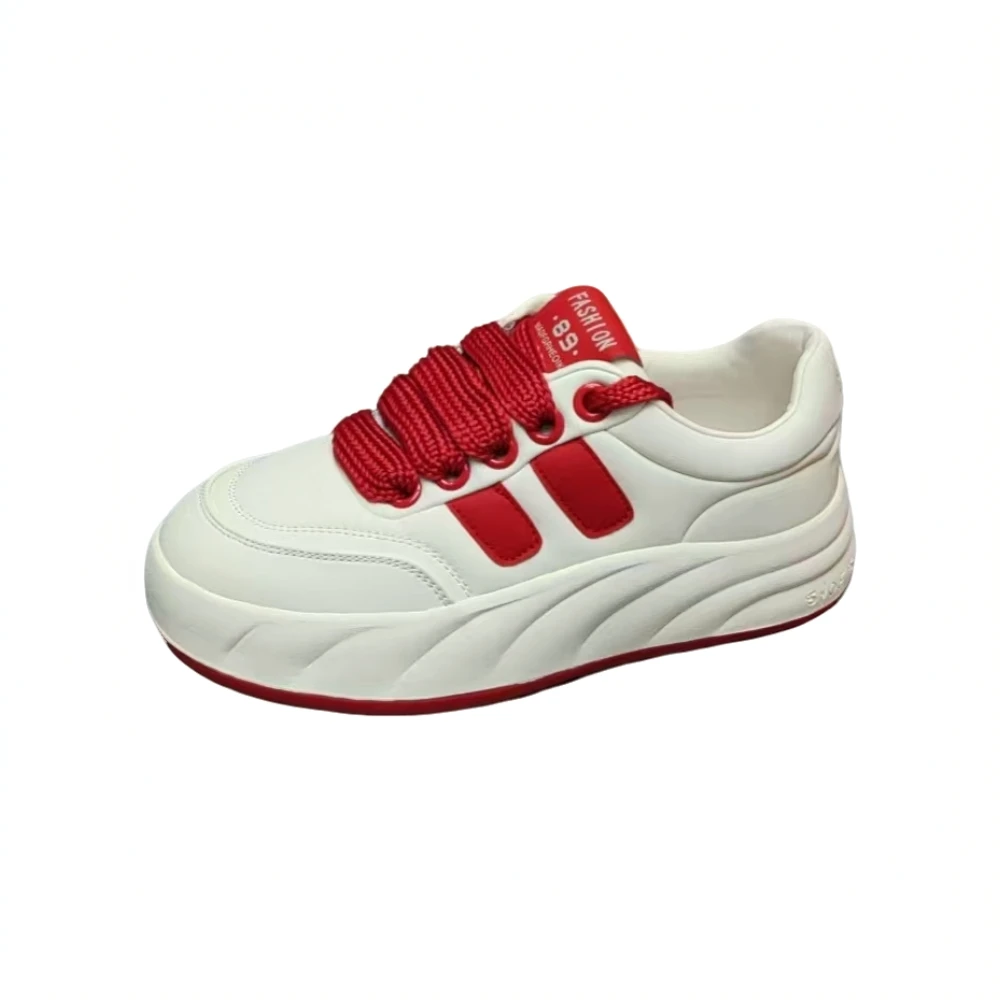 581022  28881真皮厚底小白鞋 （标准尺码）**XGBL