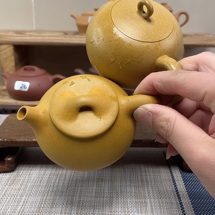 紫砂茶壶天**象原矿手工紫砂壶