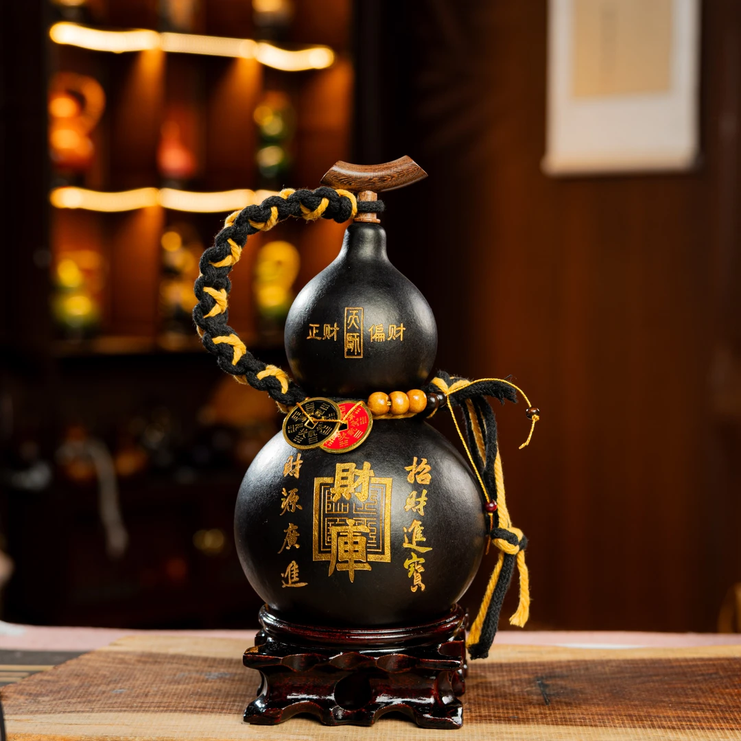 A08财库大漆酒葫芦 非遗漆器