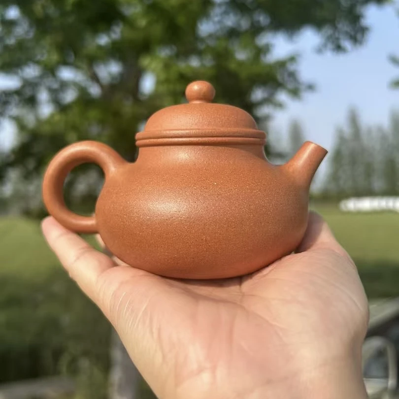 原矿零添加黄降坡泥半手工容天壶