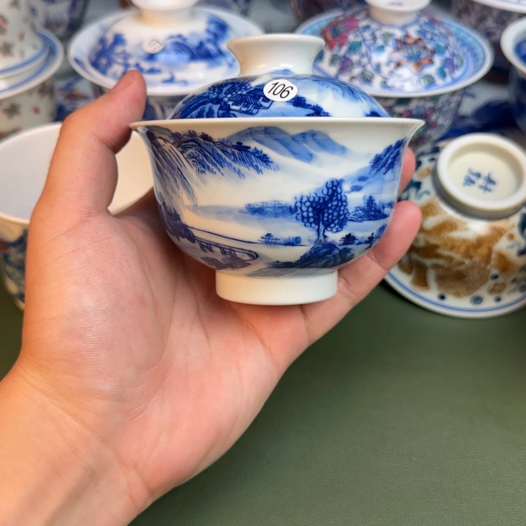 彦祖纯手工手绘茶具106