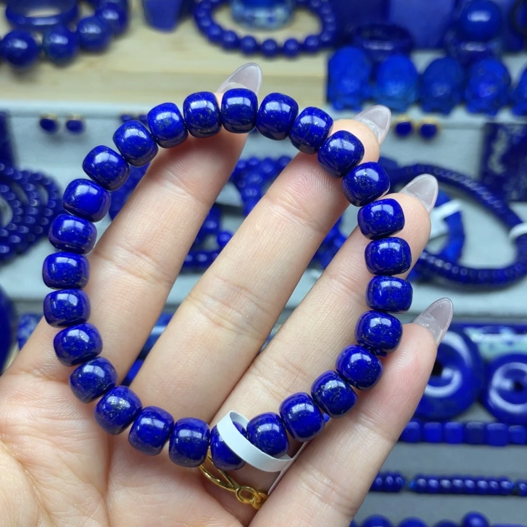 未镶嵌青金石老型手串8+