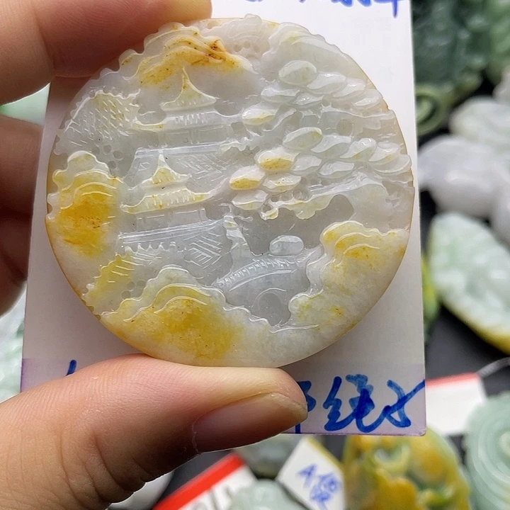 翡翠未镶嵌颈饰天然翡翠
