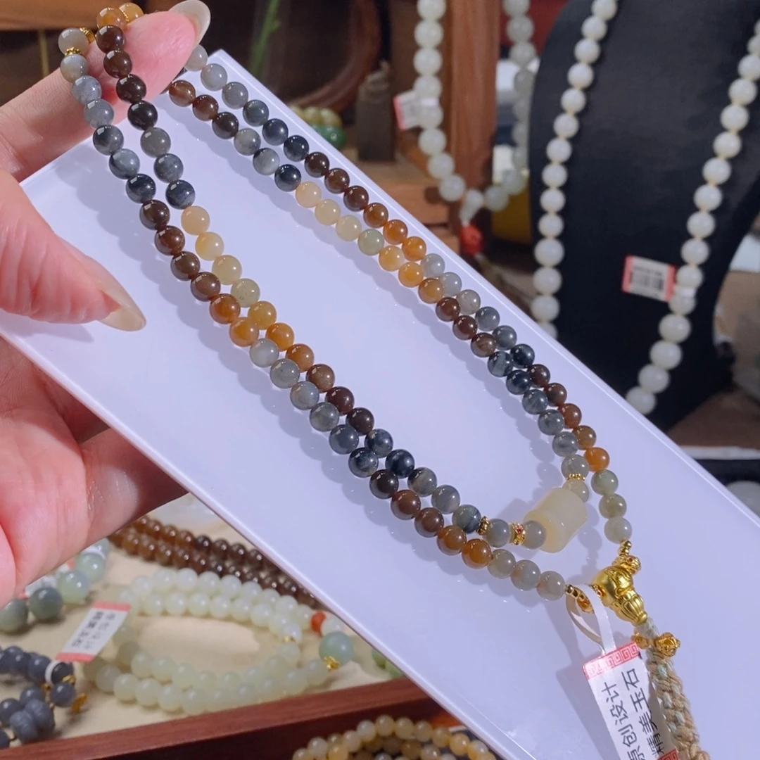 和田玉未镶嵌手链