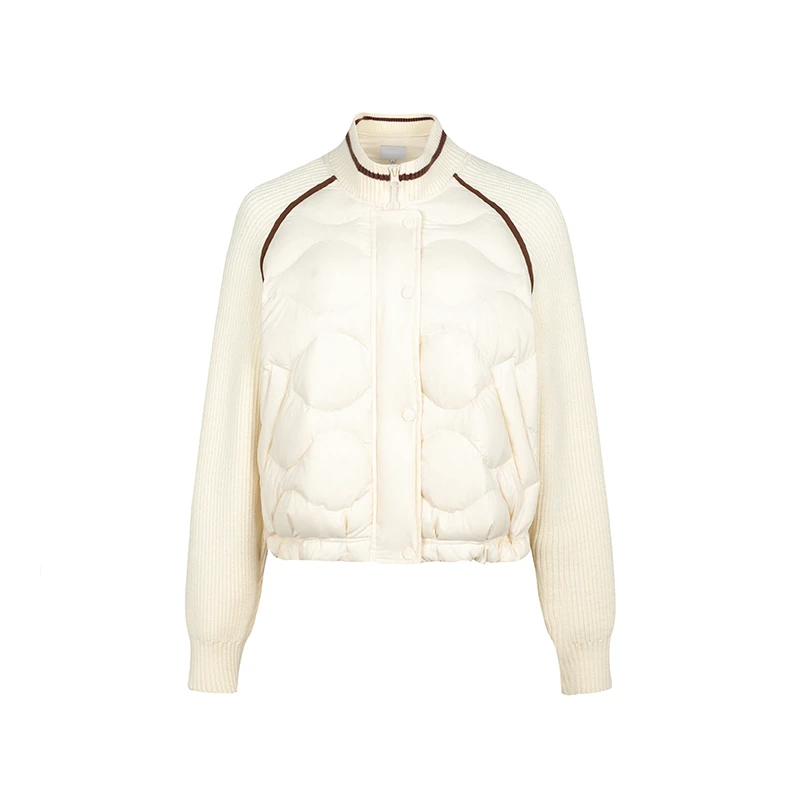 【籽言专属】商场同款秋季新品短款鹅绒拼接羽绒服N109B43998