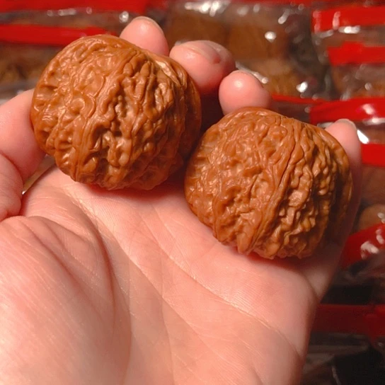 文玩核桃把件白狮子41