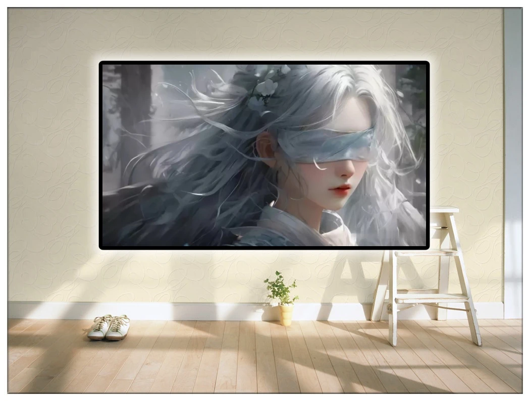 国漫国风美女卧室客厅电竞房潮玩装饰画PVC40*80