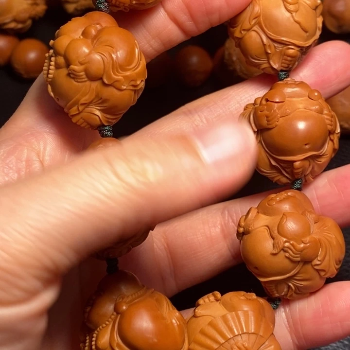 諟***醒橄榄核手串/手链弥勒手串