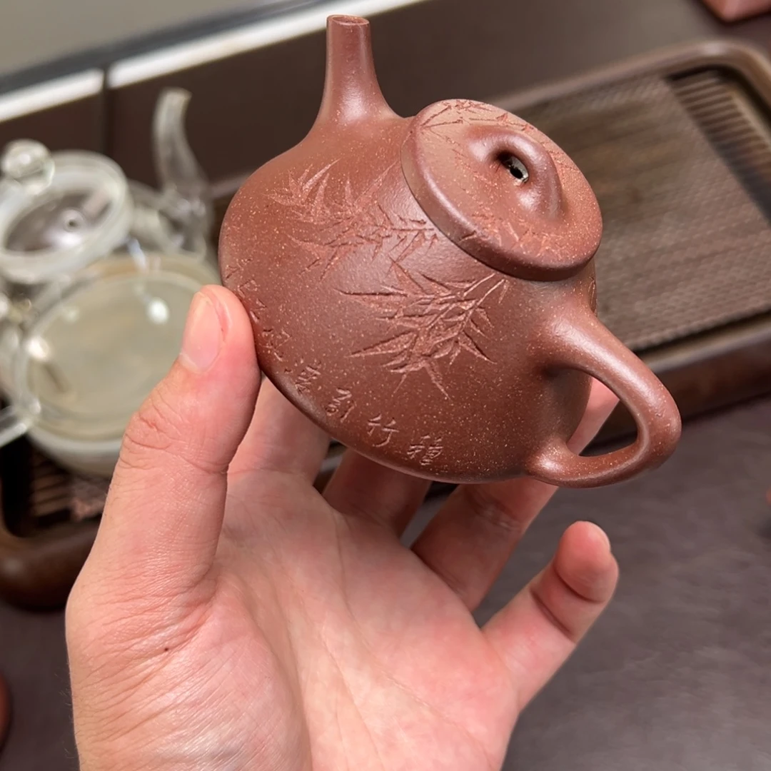 心***袋紫砂茶壶宜兴紫砂壶的制作