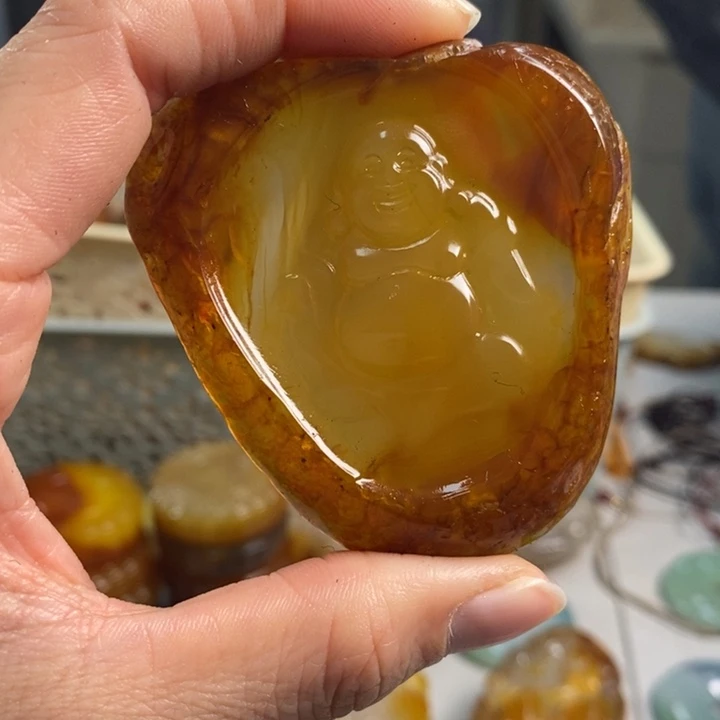 玛瑙/玉髓吊坠(不含链)未镶嵌