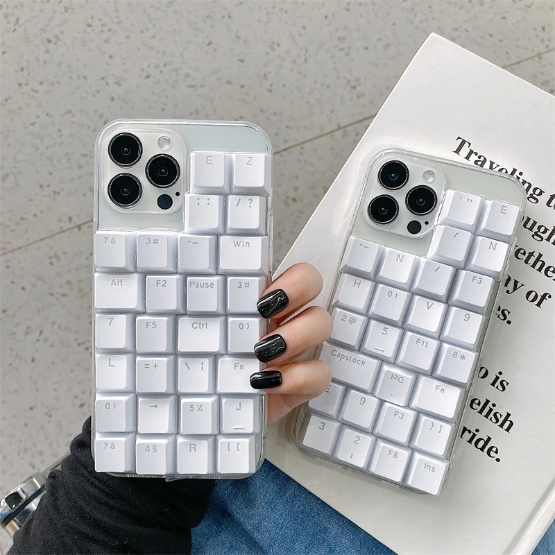 恶搞键盘手机壳iPhone16苹果14pro max个性创意13p小众12高级感15