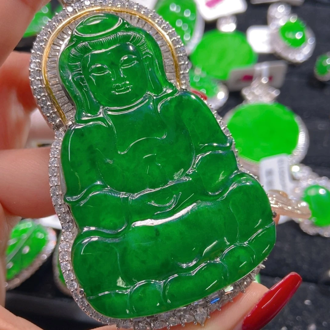 翡翠吊坠(不含链)未镶嵌