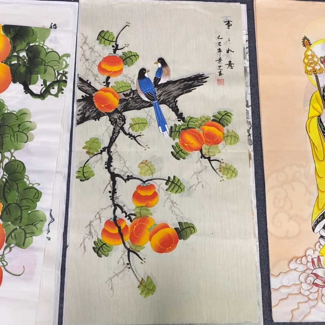 国画尺寸100✖️50三尺手绘画