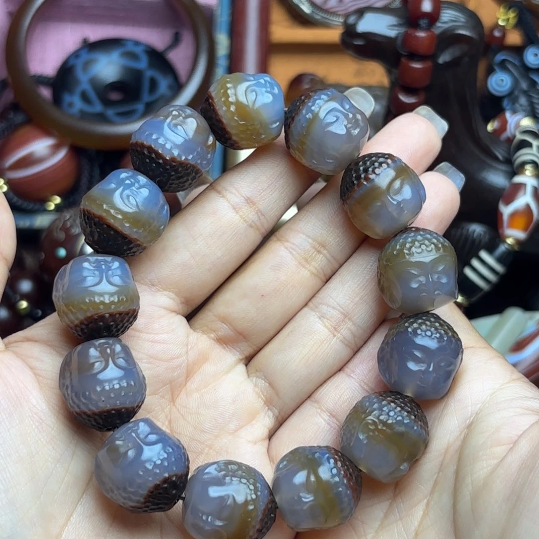 玛瑙/玉髓未镶嵌手链