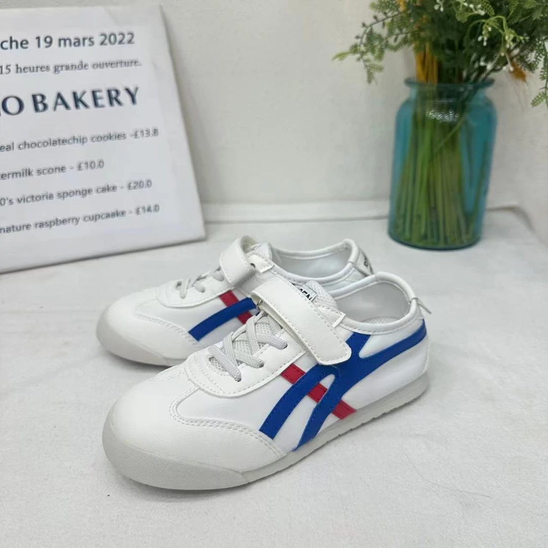 【现货】XZ-57338 蓝色 儿童时尚休闲百搭软底包头防滑