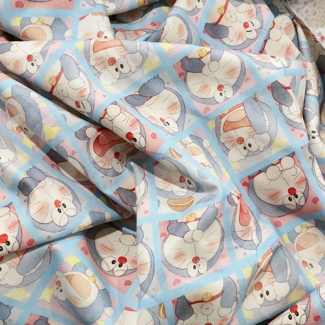 是**呀0.9米价纯棉双层府绸1.5米宽果子布艺小块