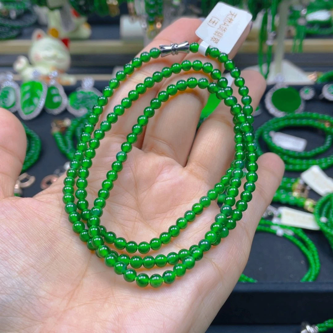 颈饰未镶嵌翡翠项链4