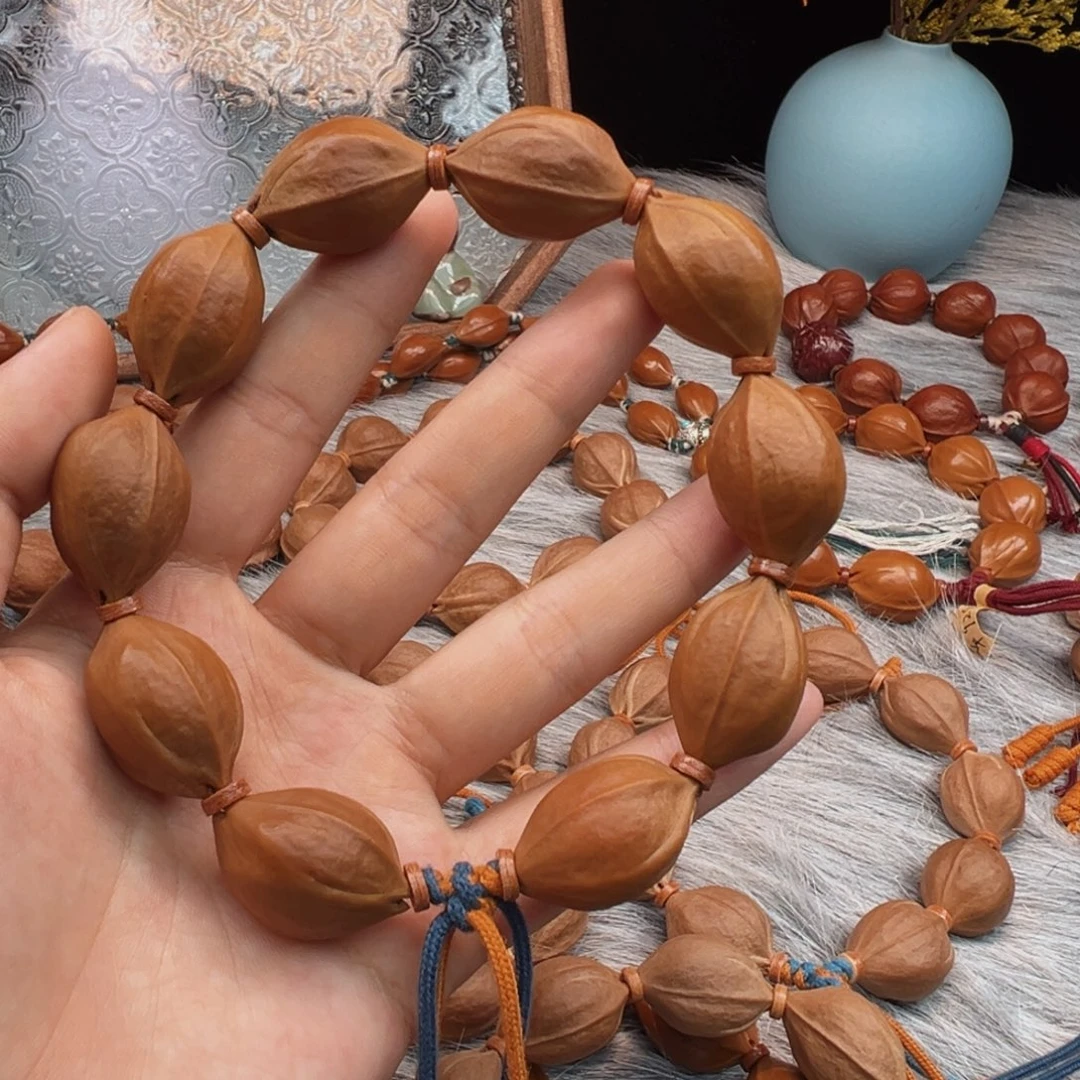 橄榄核手串梅林铁核18×27去霜款鲨鱼背