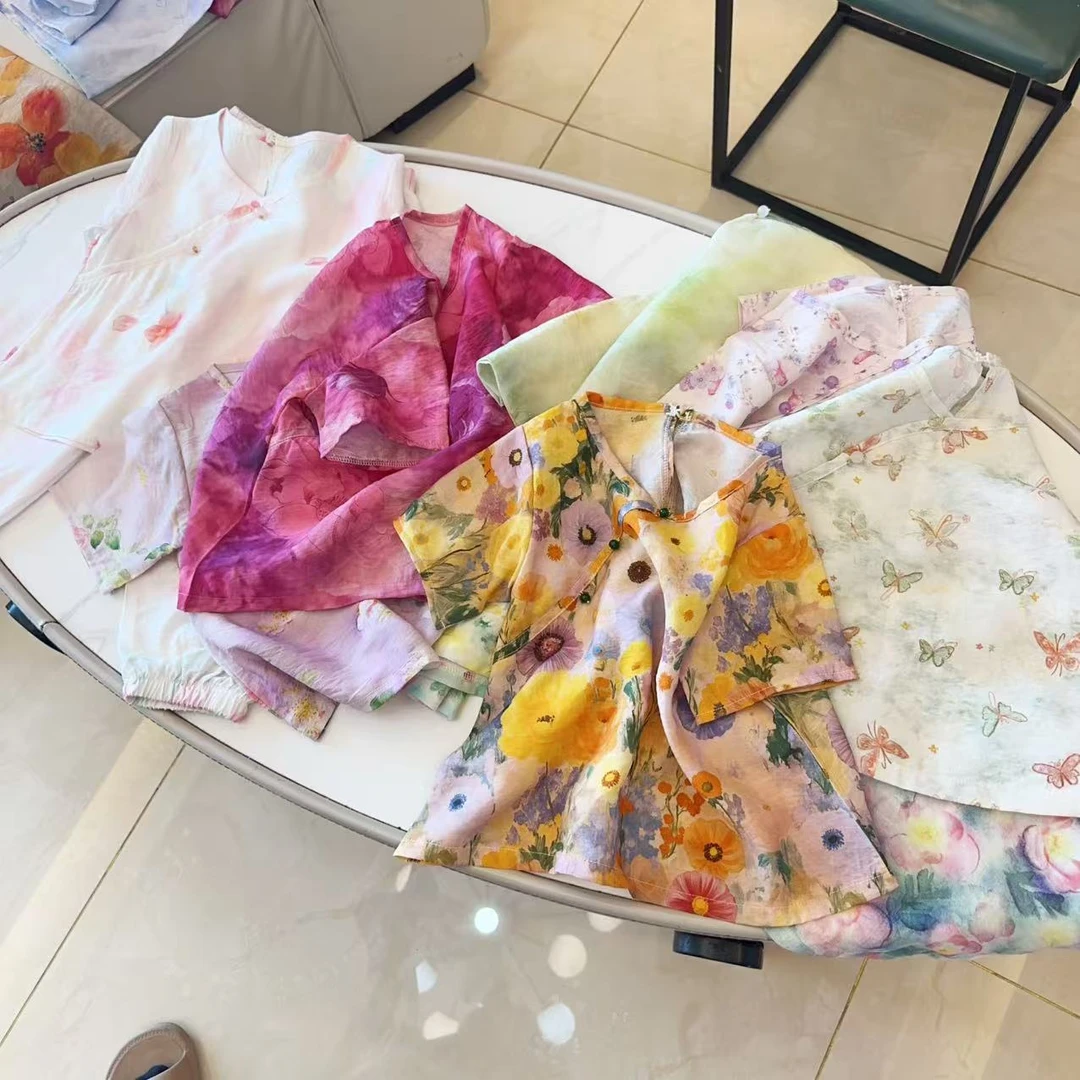 宁2025新款轻妈妈连衣裙女2025夏季新款新中式国风裙子