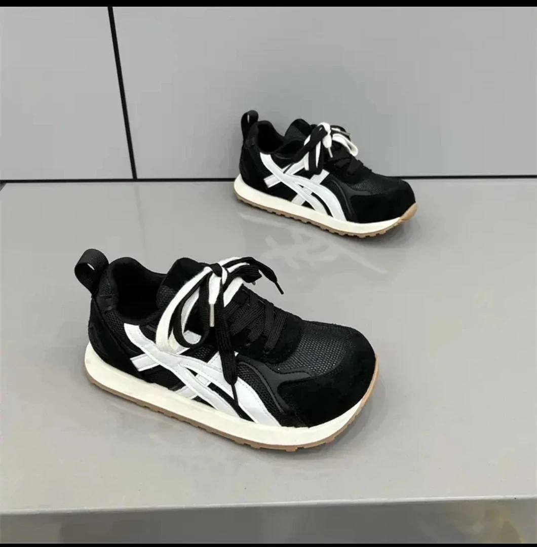 透气网面平底大头