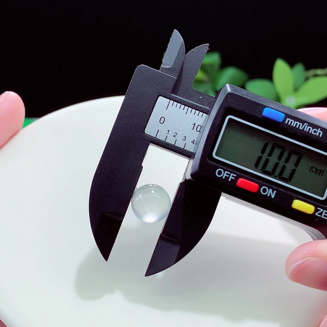 未镶嵌手链翡翠玻璃珠起荧光卡10mm