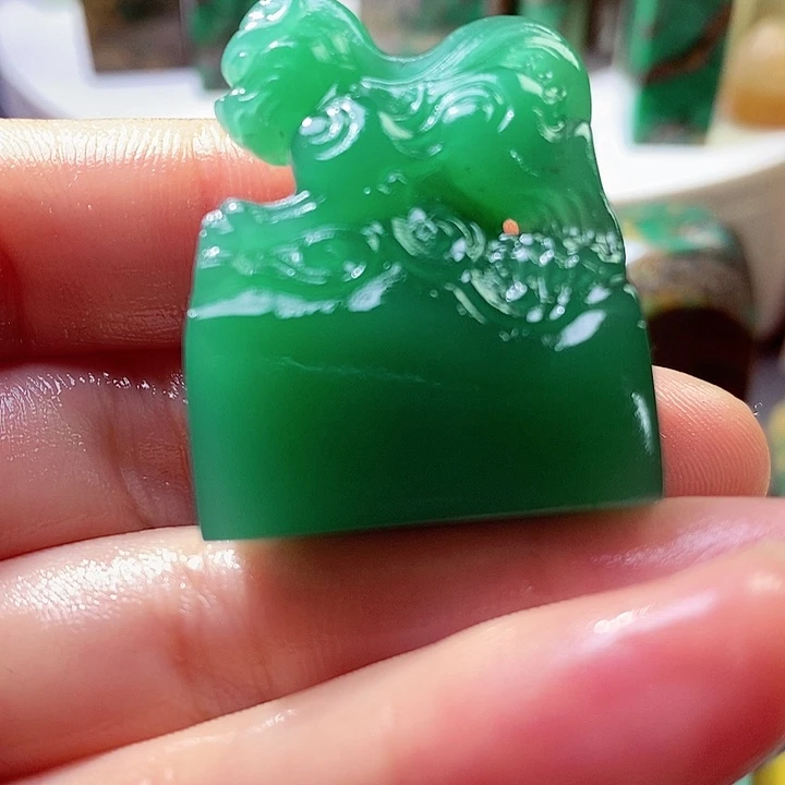 寿山石四川绿四川绿