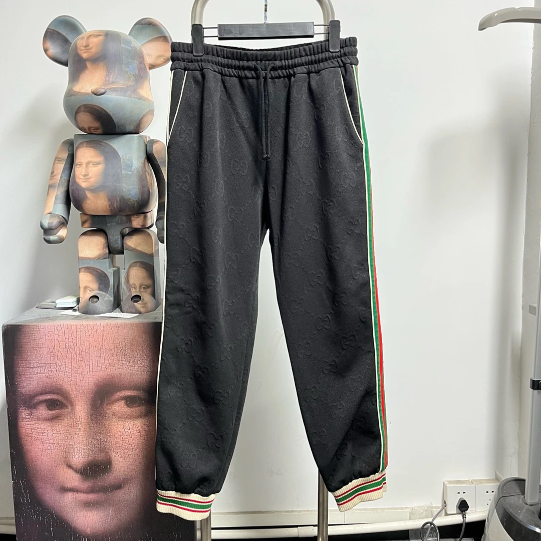 99新 GUCCI/古驰 满印长裤 M2011 尺码：M 裤长99 腰围47