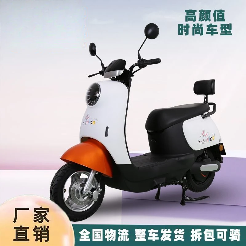 新款小龟王电动车超长续航电动摩托车代步车外卖铅酸电池多色可选